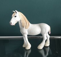 Schleich Shire Horse Stute, weiss, Top Zustand!
