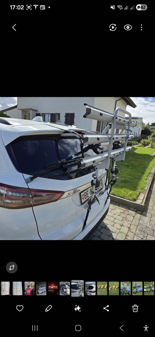 Balken: SuperRider Veloträger für 3 Fahrräder (max. 45 kg) – Gebraucht aus Wynau von mar_5v8x 2