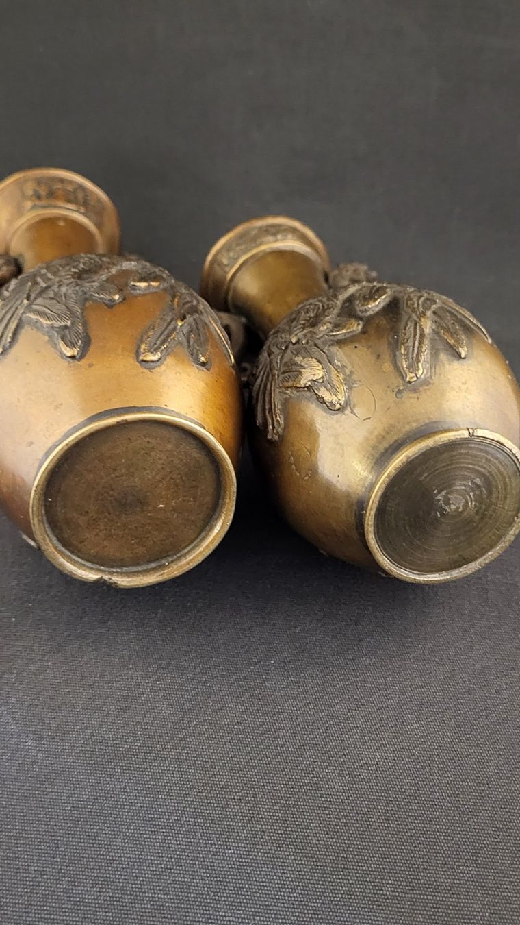 Vase & Récipients: Bronzevasen-Paar – D'occasion à Basel par spinne02 7