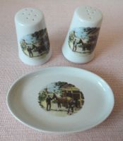 Salz & Pfefferstreuer Set Royal Schwabap Porzellan/Handdecor