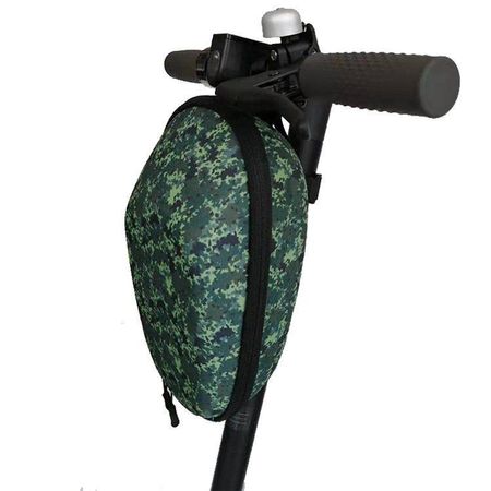 Sacoche vélo pour trottinette et scooter vert
