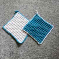 Topflappen Set / 2 Stück / 20x20cm / neu