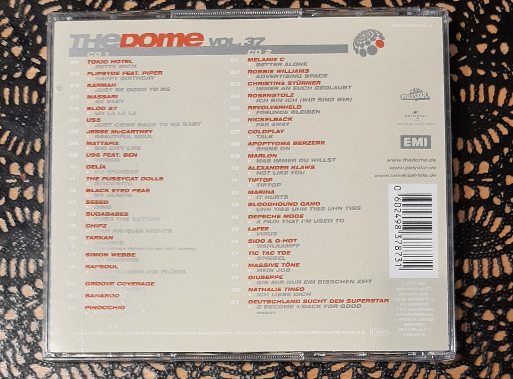 CD: The Dome Vol. 37, Doppel-CD 2006, Hit Compilation, Sampler – Usato da Amriswil venduto da Celini3 1