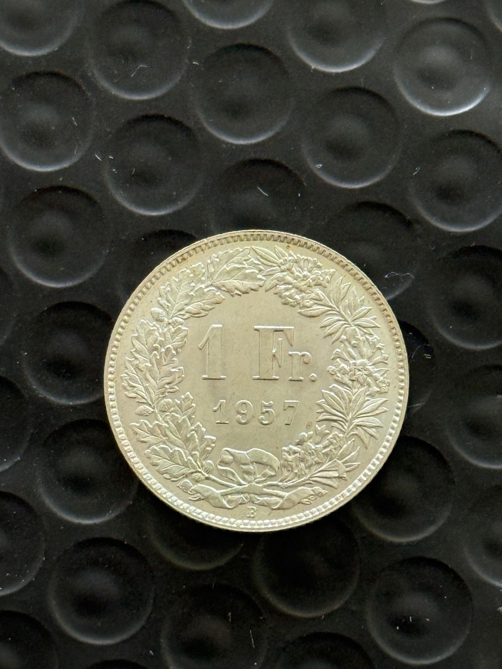 Tutti le monete: 1 Franken 1957  Unz / Stgl – Nuovo (secondo la descrizione) da Wallisellen venduto da SWISS_SILVER1 1
