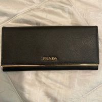 PRADA Large Saffiano Leather Wallet
