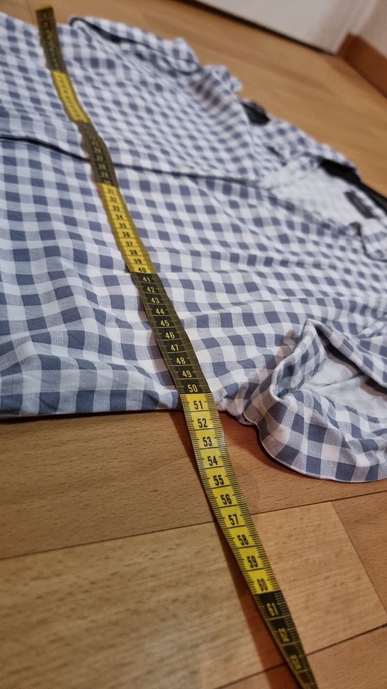 C&A Camicette: C&A Bluse-Hemd mit Karomuster und offenen Schultern – Usato da Wald ZH venduto da CapLux 8