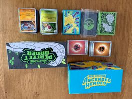 Lot cartes Pokémon, 1 classeurs, 2ETB ouverts