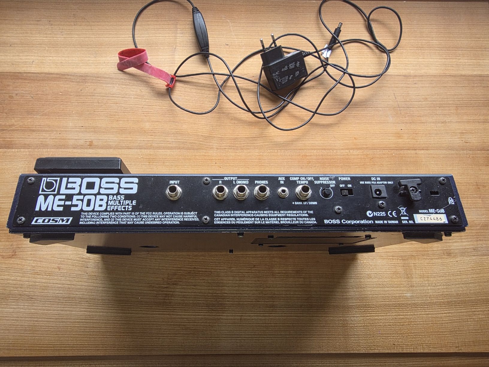 Boss Console di mixaggio: BOSS ME-50B mit Netzteil – Usato da Biberist venduto da Volo28 4