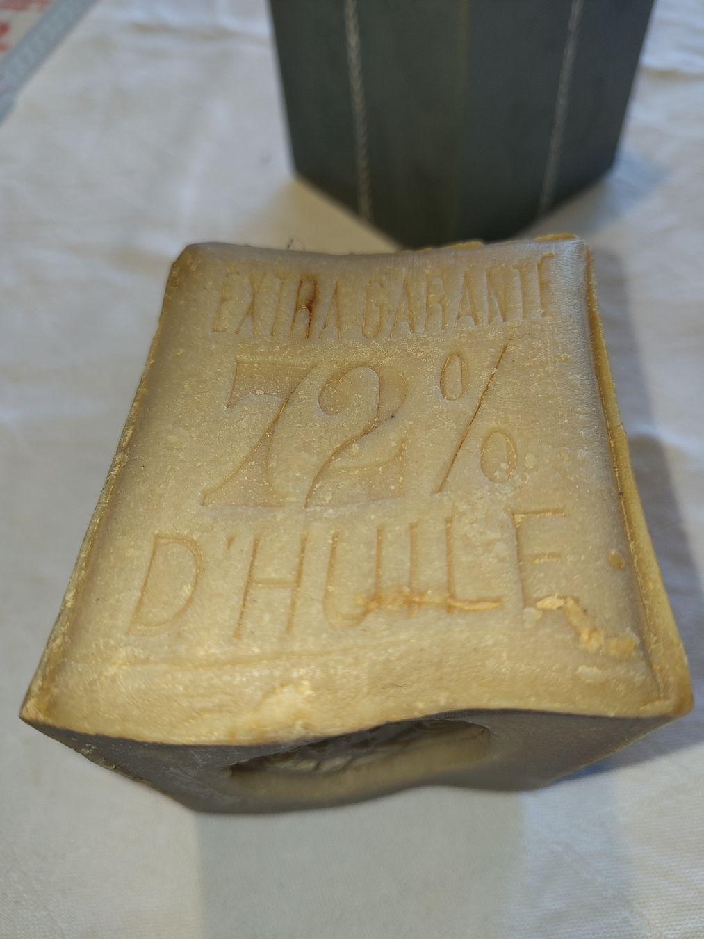 Duschen: Alte Marseille Seife, 72% Olivenöl, mit Originalverpackung – Gebraucht aus Biel/Bienne von DoNa82