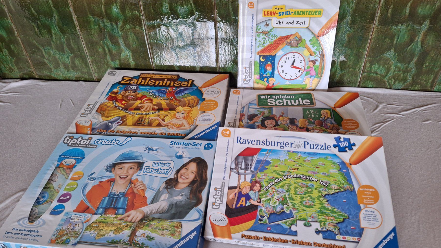 Ravensburger Giocattoli: Ravensburger Tiptoi Sammelset mit Stift – Usato da Hettenschwil venduto da Schneuggi2
