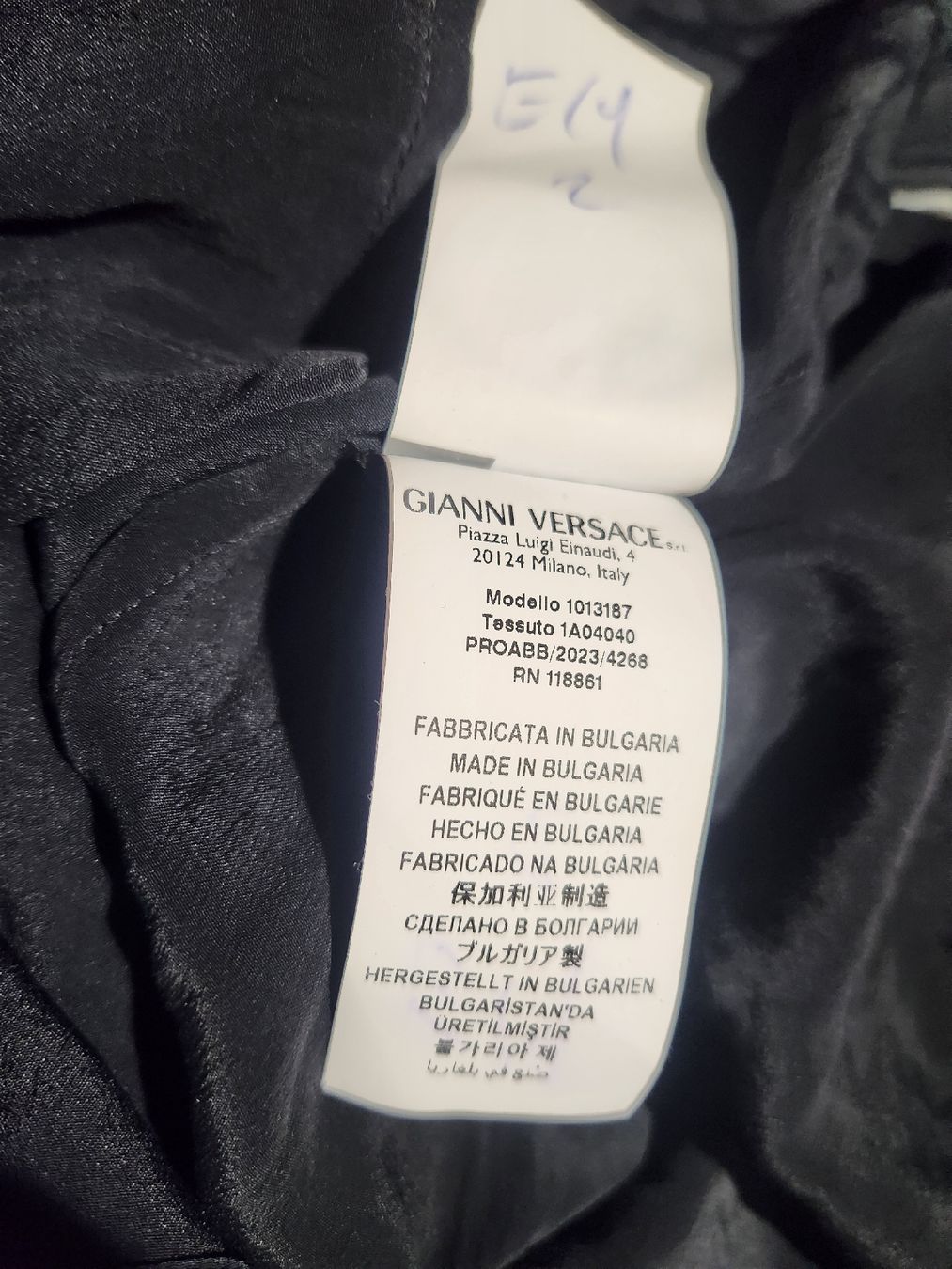 Versace Camicette: Chemisier Versace soie melangée 46, luxe, chic  – Usato da Niedergösgen venduto da Eva2410 7