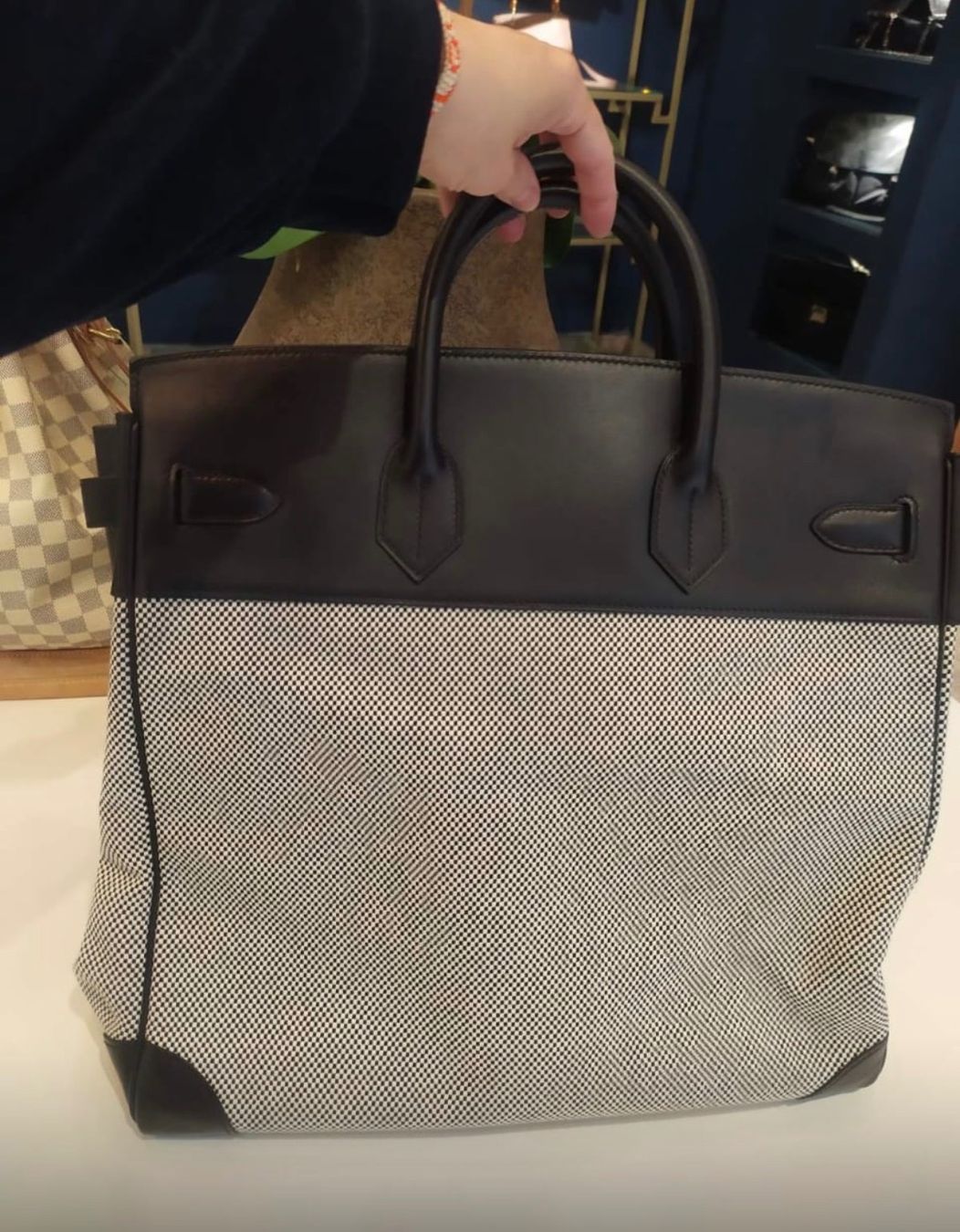 Hermès Borse da donna: Hermes Birkin Hac 40 Canvas 2023 – Nuovo (secondo la descrizione) da Lausanne venduto da LuxuryExperts 1