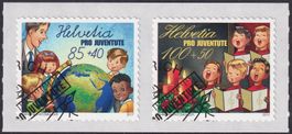 2017, Pro Juventute 420A+421A mit Ersttags-Eck-Stempel.