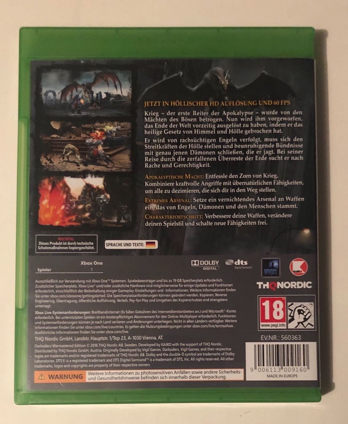Microsoft Giochi: Darksiders für Xbox One – Usato da Kestenholz venduto da Mad18 1