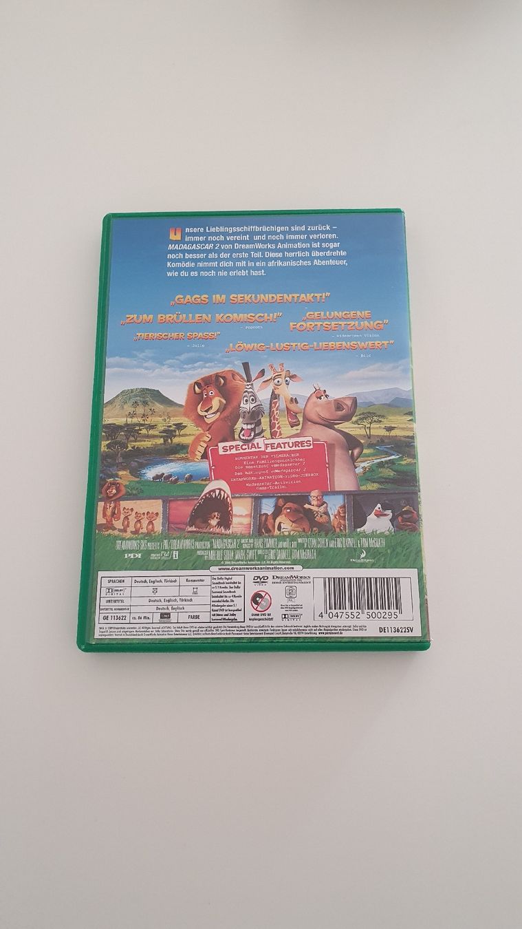 Tutti i DVDs: Madagascar 2 – Usato da Rupperswil venduto da lenzburg02 1