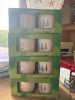 4 Set ENAMEL Emaille Tassen Set 2 Stk von COOP fabrikneu 
