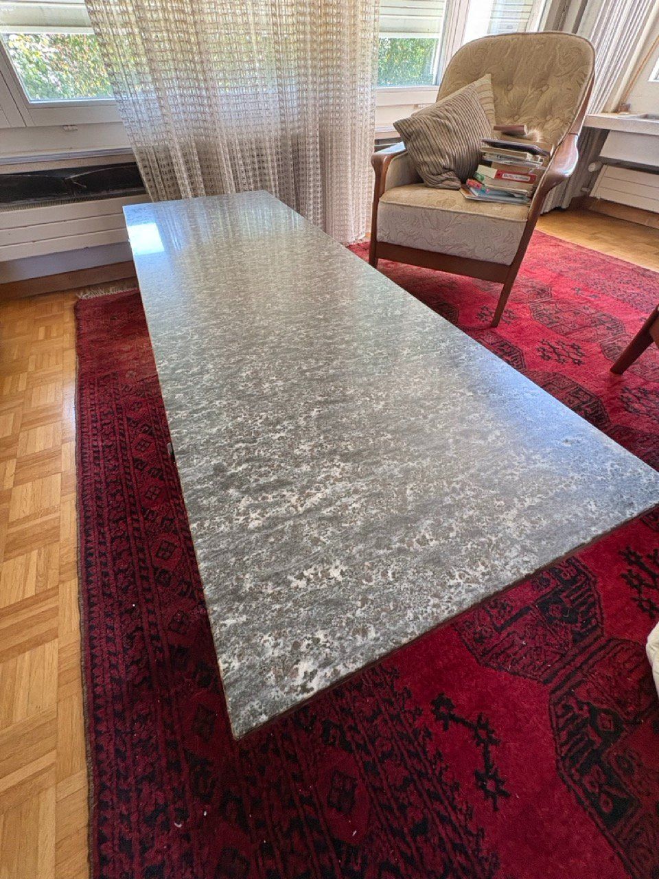 Tables: Mid-Century Salontisch (Marmorplatte) – D'occasion à Ins par ab_80 1