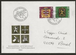 1983  Brief Bundesfeier, 1. August, SOLOTHURN