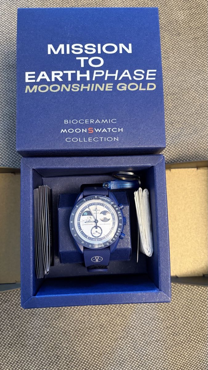 Swatch Orologi: Mission to Earthphase Moonshine Gold Swatch x Omega – Nuovo (secondo la descrizione) da Riehen venduto da nic_v5wc