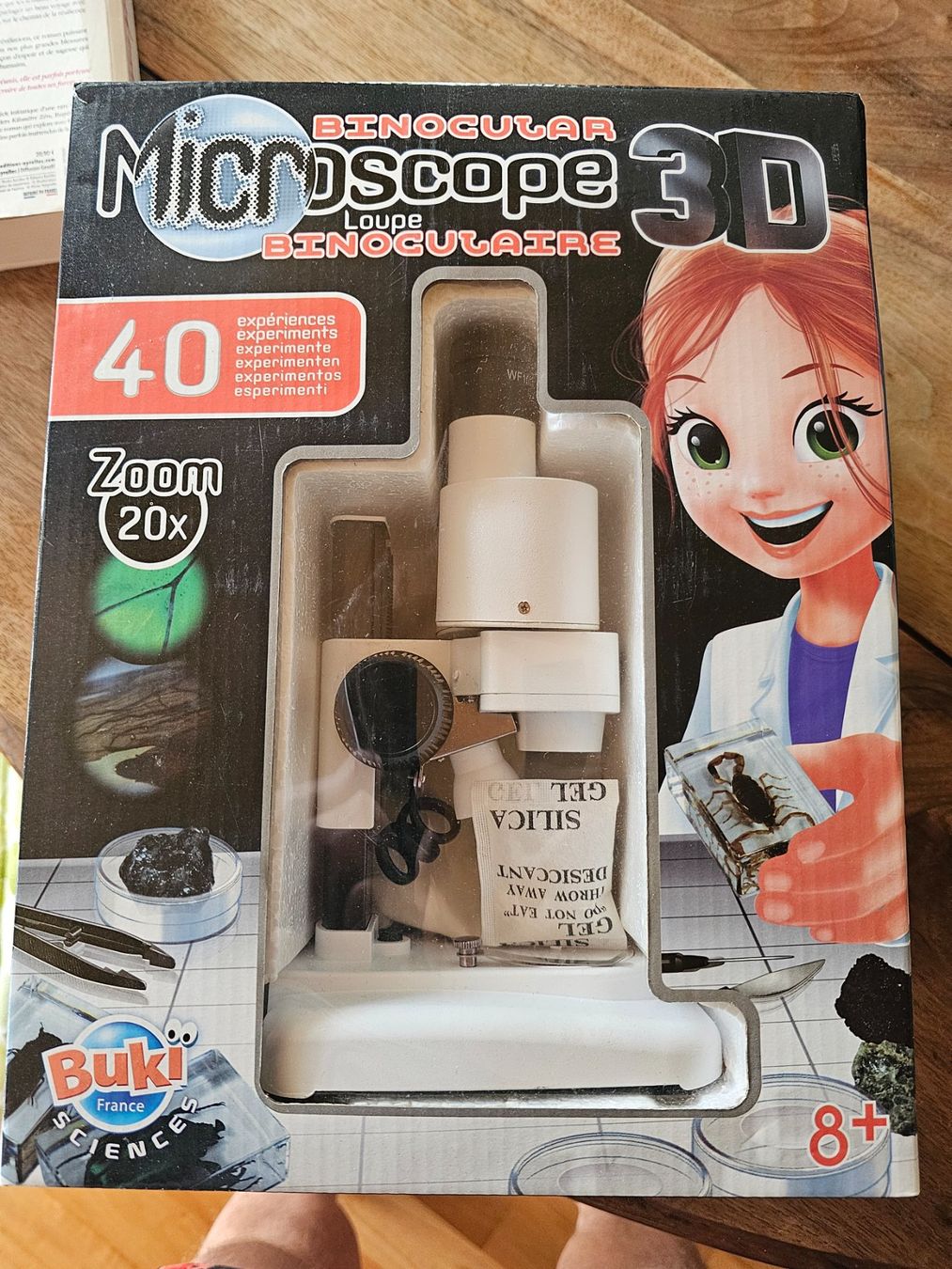 Microscopi: Microscope binoculaire Buki 3D neuf avec accessoires – Nuovo (secondo la descrizione) da Chardonne venduto da babimob