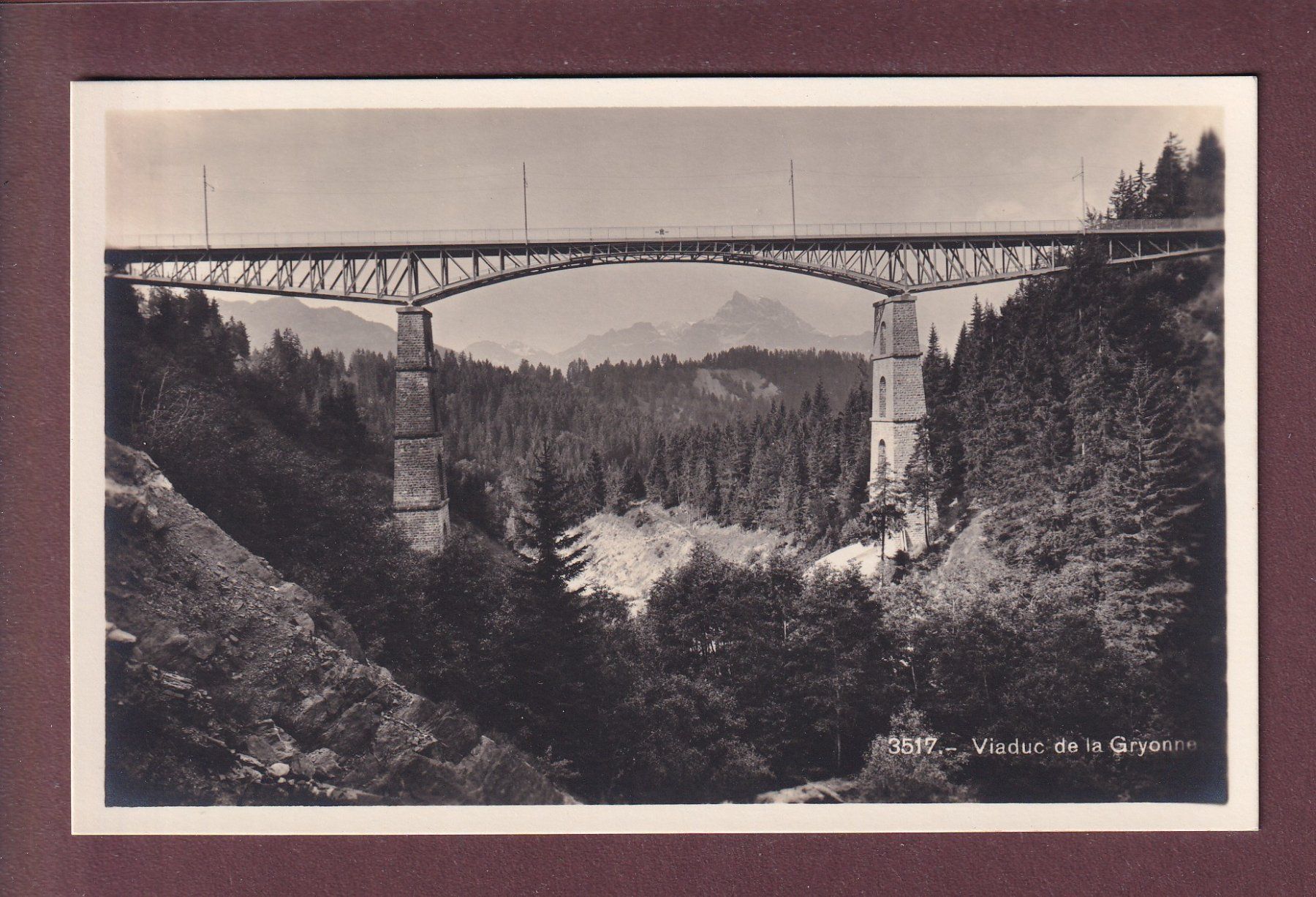 Cartoline postali: Viaduc de la GRYONNE – Usato da Pully venduto da nicecards