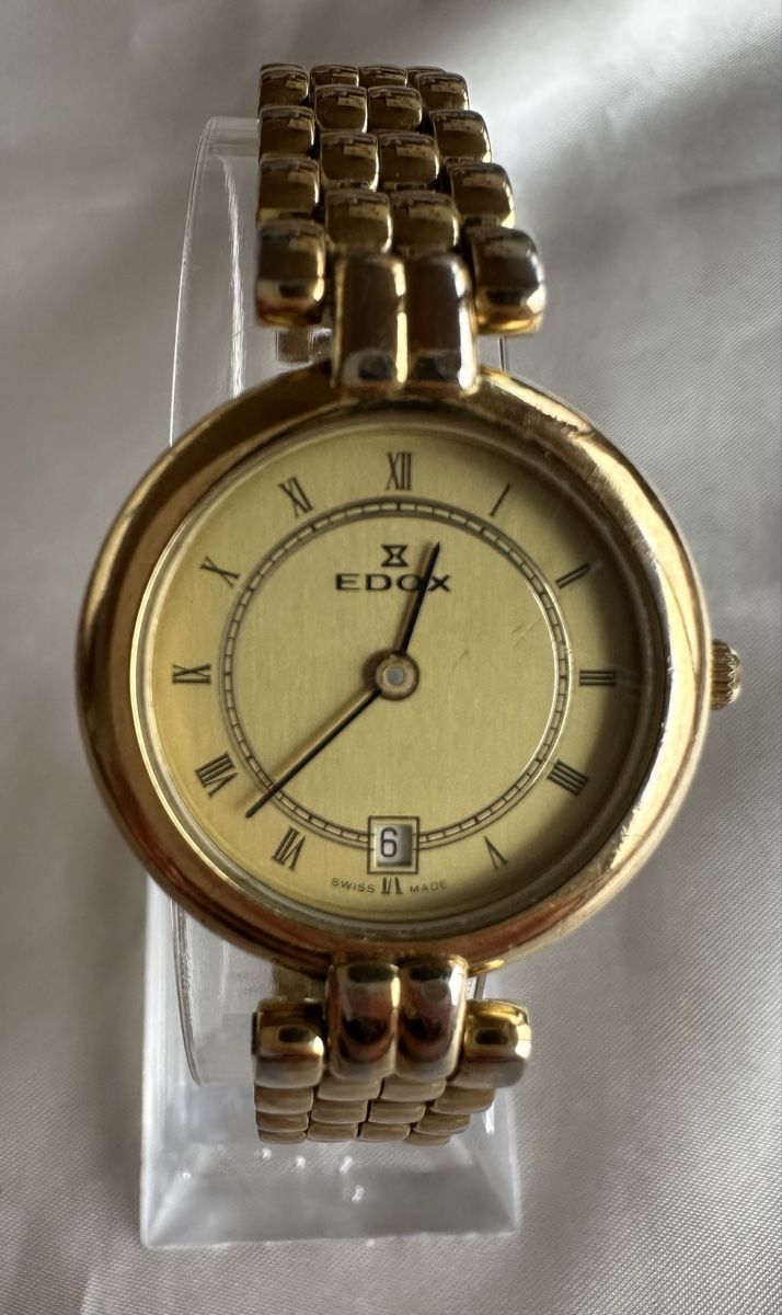 Edox Orologi: Edox Quart vergoldet, Swiss Made – Usato da Untersiggenthal venduto da TimeandShine 1