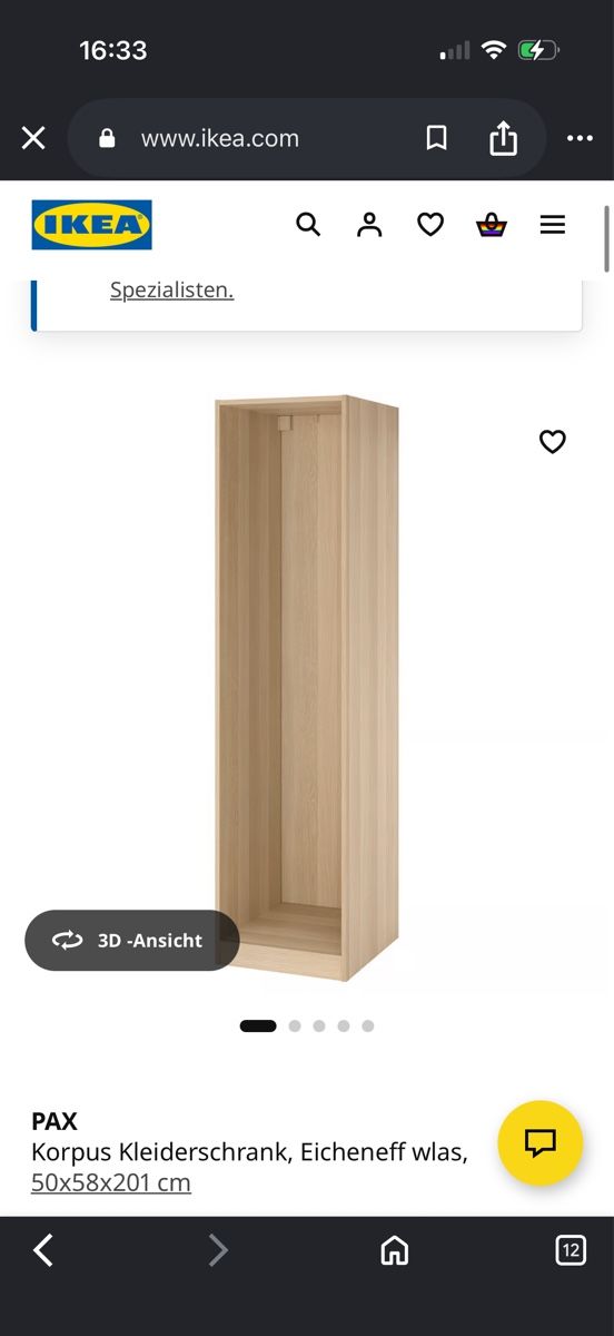 Ikea Armadi: IKEA PAX Eckelement + 3 KOMPLEMENT Schubladen + Drahtkorb – – Usato da Schlieren venduto da leo_p65f 2