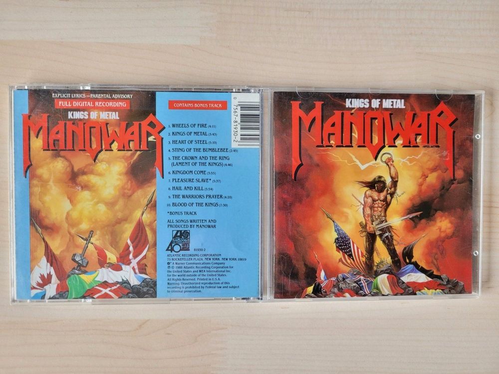 Manowar Kings of Metal CD 1988 Kaufen auf Ricardo