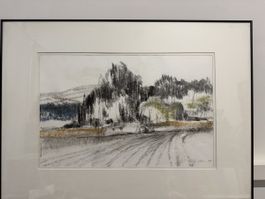 Pierre Bataillard PIED DU JURA 1999 Original Framed Signed