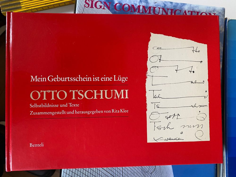 Otto Tschumi Selbstbildnisse und Texte Benteli Verlag 1984 Acheter