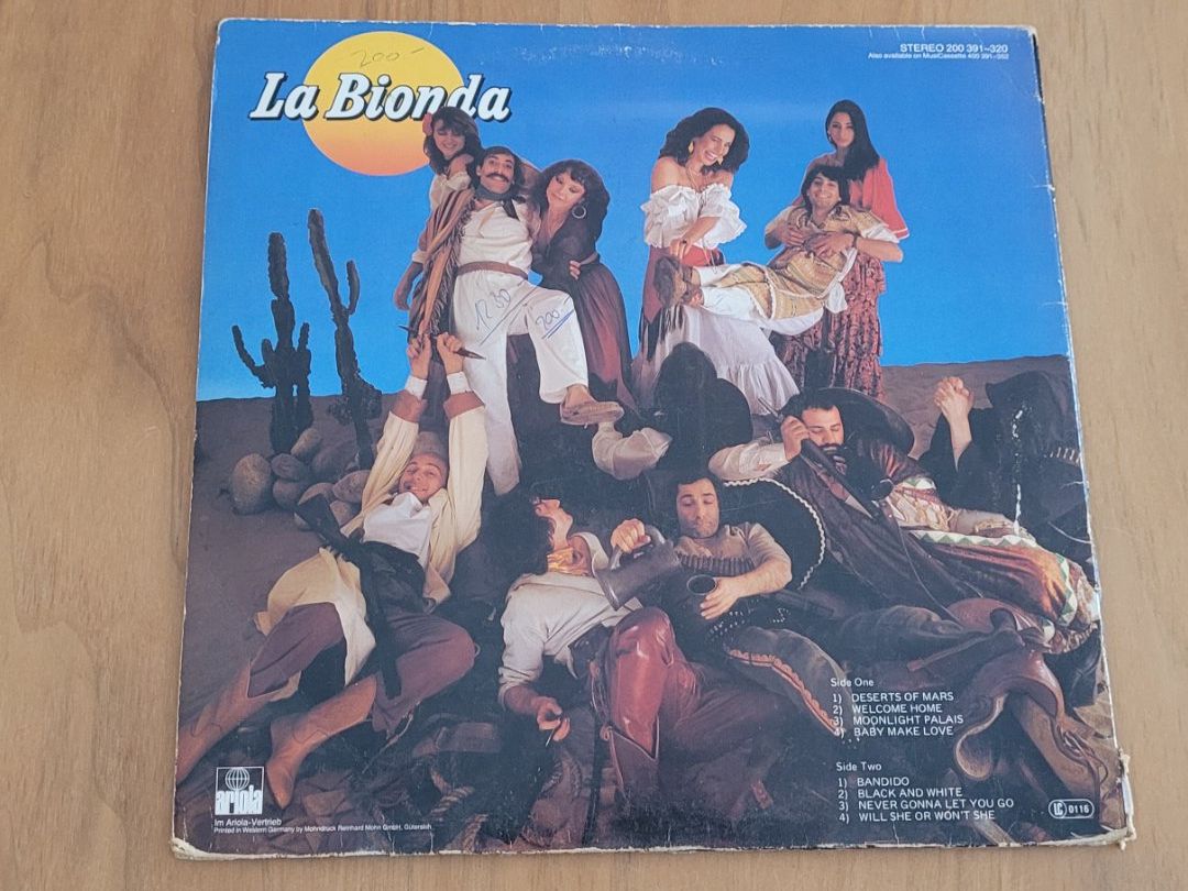 Schallplatten: LP  La Bionda – Gebraucht aus Martigny von MZ-67 2