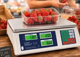 Waage für Verkauf mit elektronischer Rechenfunktion bis40 kg