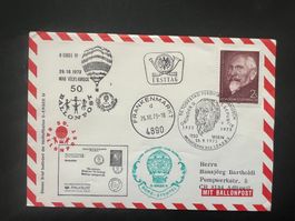 1973  50. Ballonpost Österreich Ersttag Wien   (G870)