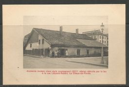 Carte P 1908 ( Chaux-de-Fonds / Maison détruite par le feu )