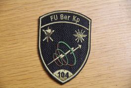 FU Ber Kp 104, Stab Gold, Badge mit Klett
