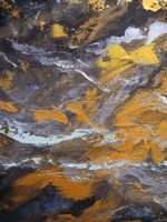 Artwork 105x115 mit Gold, Unikat