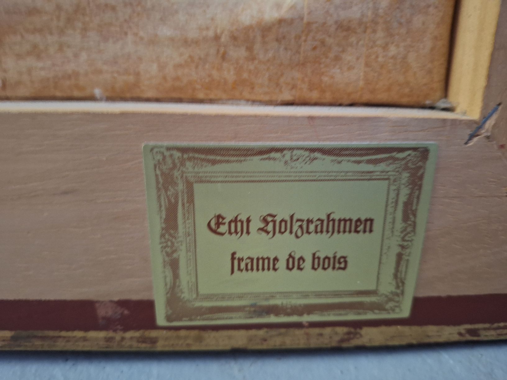 Poster & Bilder: Bild mit Holzrahmen antiker Stil – Gebraucht aus Wynau von Ziegler_Secondhand 4