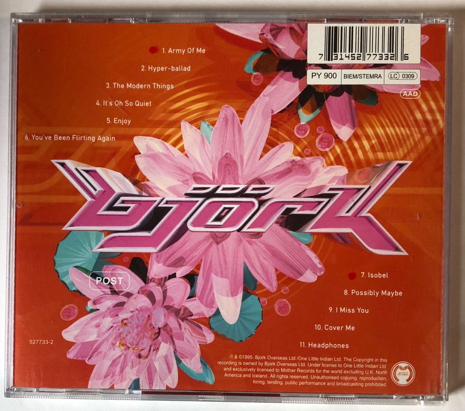 Schallplatten: BJÖRK - POST – Gebraucht aus Poliez-Pittet von Newtown-Records 1