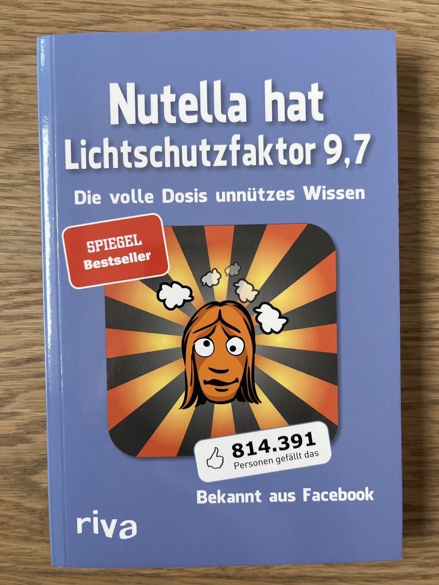 Libri: Nutella hat Lichtschutzfaktor 9,7 – Usato da Worb venduto da Titine79