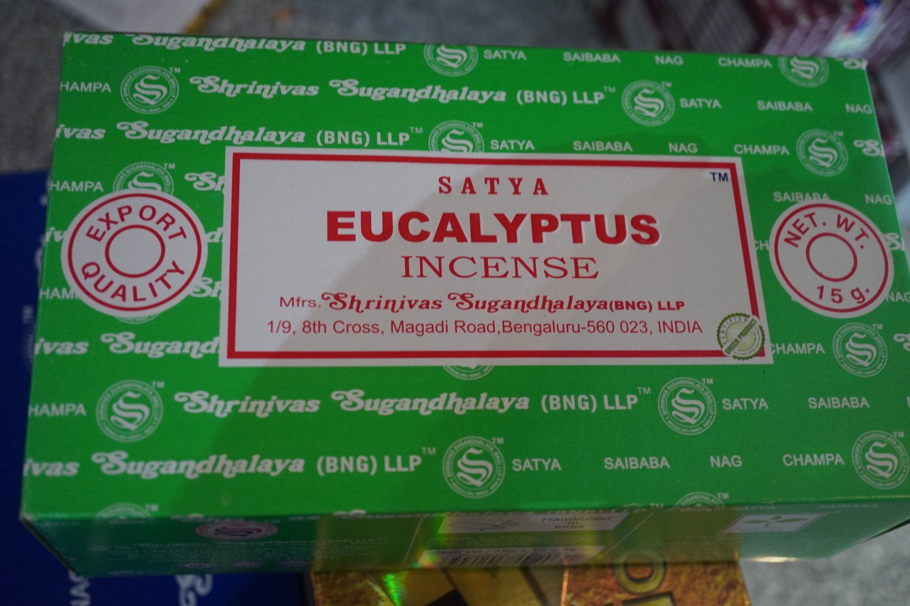 Candele: Nag Champa Eucalyptus   Räucherstäbchen BOX – Nuovo e nell'imballaggio originale da Eschenbach SG venduto da topstone 4