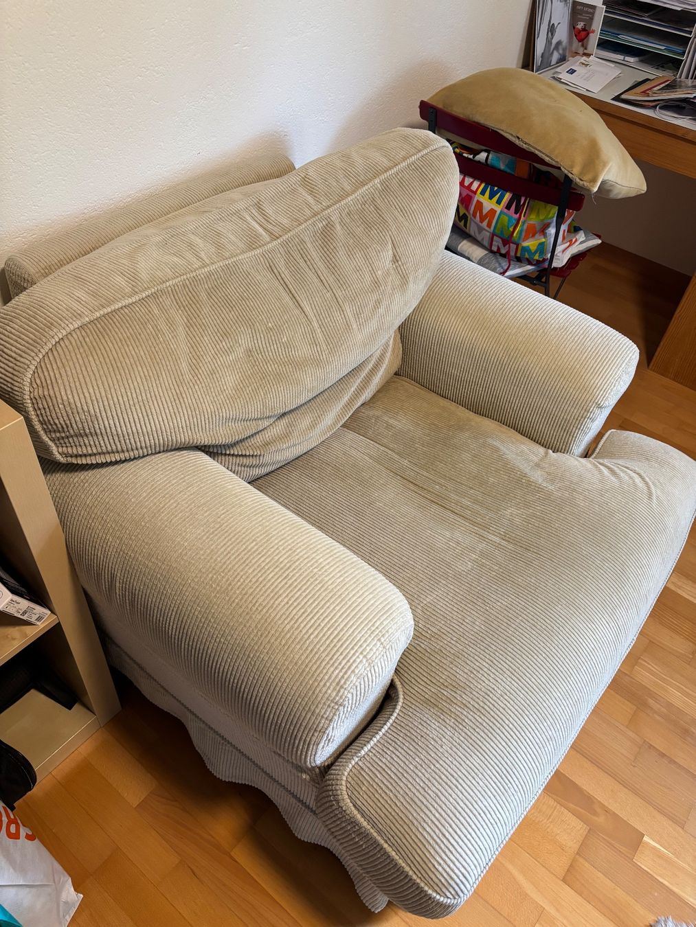 Poltrone: Sessel mit Cordbezug – Usato da Kloten venduto da corinne1571 1