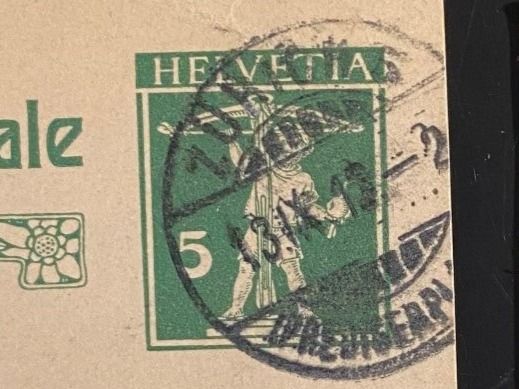 Tutti i francobolli: Postkarten Bestellungen 1913 Apotheke – Usato da Oberägeri venduto da Nussbi6 6
