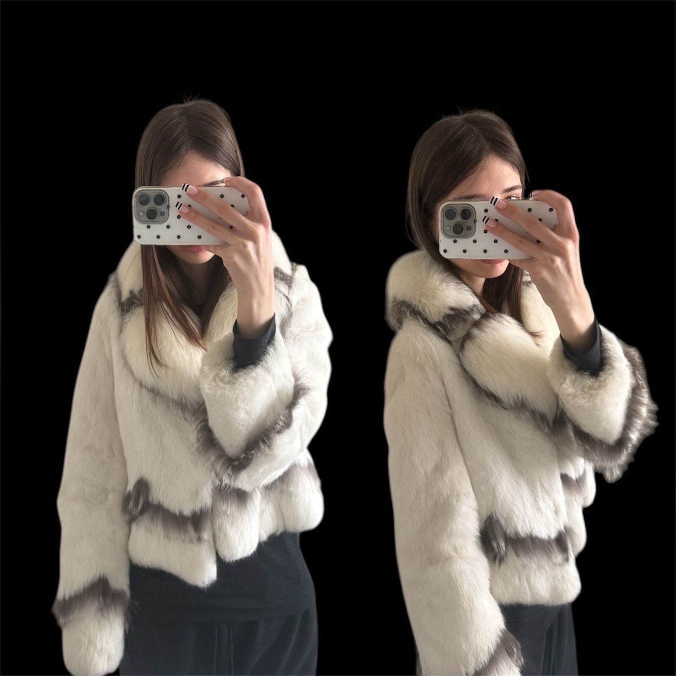 Cappotti: White rabbit natural genuine fur coat – Usato da Meilen venduto da angelyxss 1