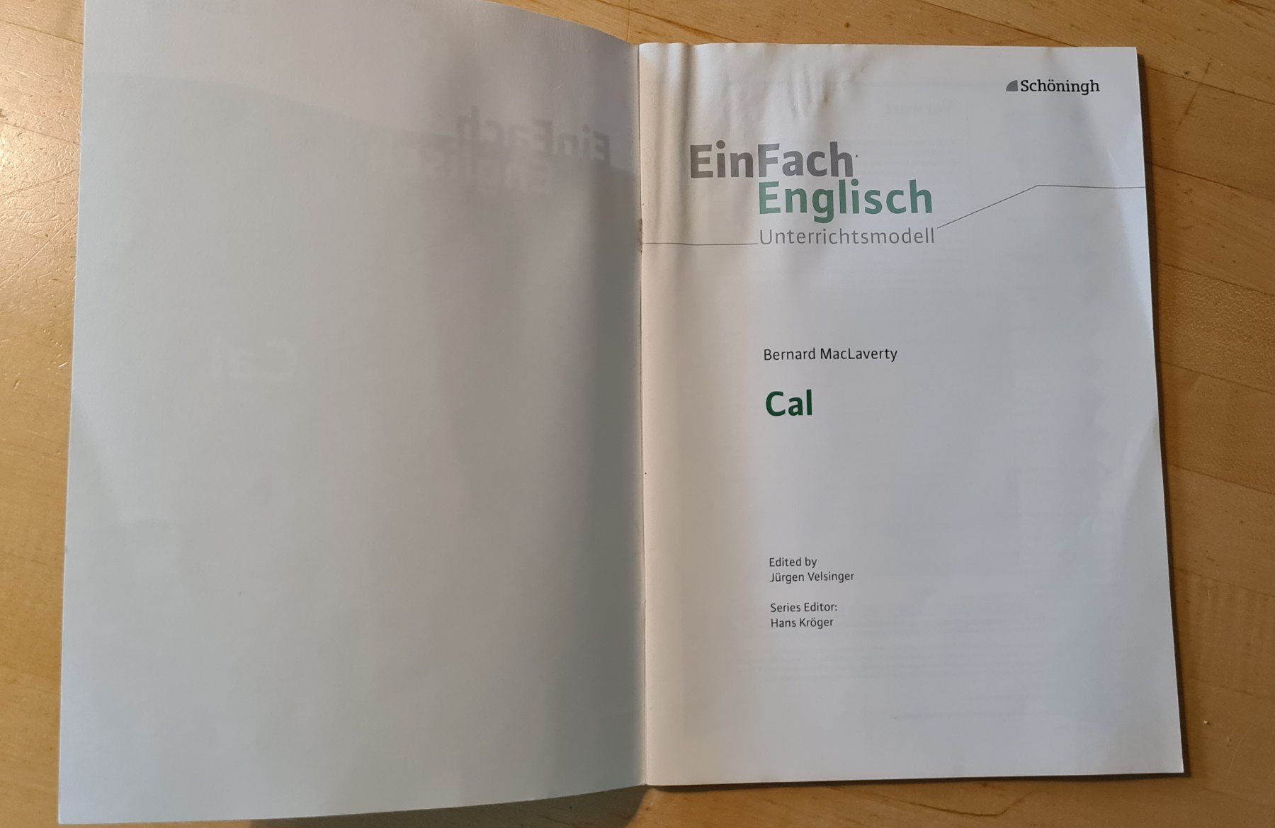 Bücher: Cal, Lehrerausgabe, Gymnasium, Schule – Gebraucht aus Winkel von Tongabonga 2