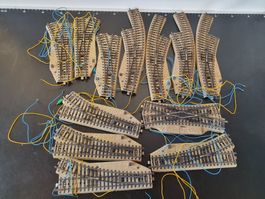 MÄRKLIN: METALL-WEICHEN-LOT