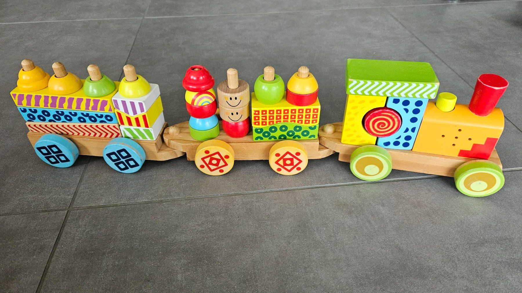Eichhorn Giocattoli: Train en bois Eichhorn – Usato da Corminboeuf venduto da JadeHill