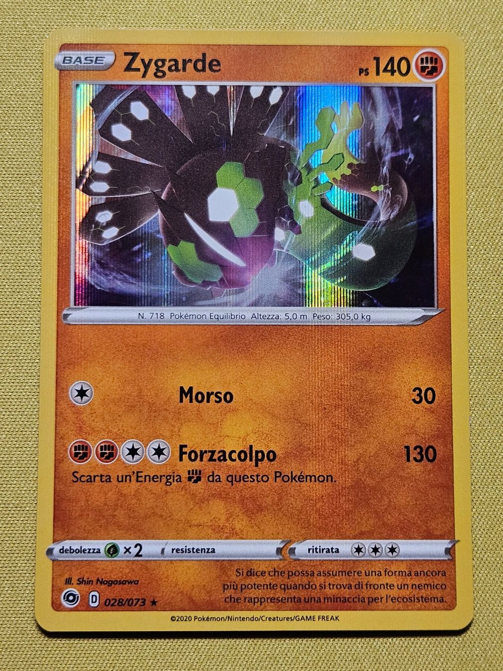 Pokémon Carte collezionabili: Champion's Path - Zygarde 028/073 IT – Usato da Bellinzona venduto da Pokemarco
