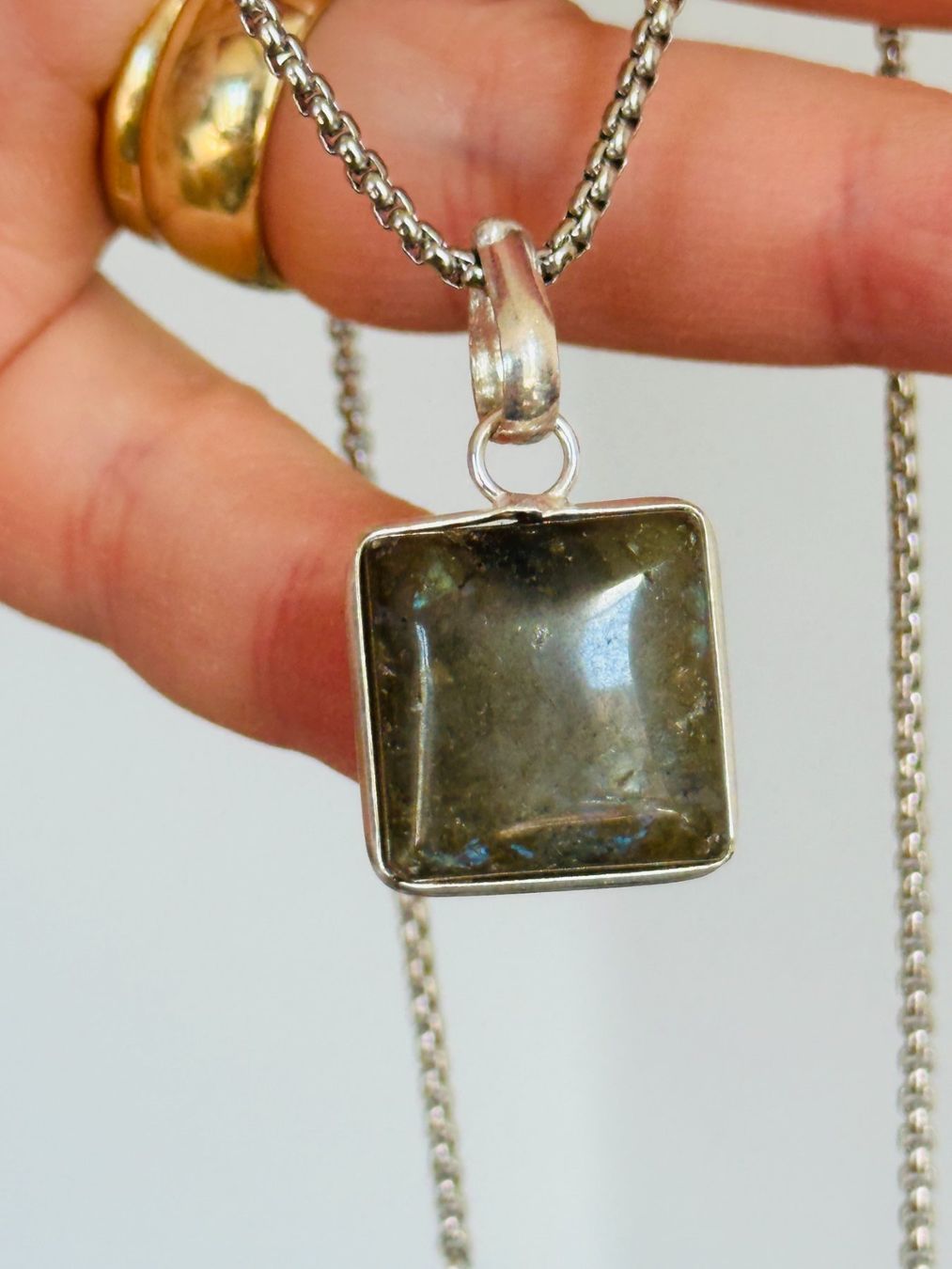Catenine: Labradorite Gemstone Handmade Jewelry necklace – Nuovo e nell'imballaggio originale da Genève venduto da AGBERG 6