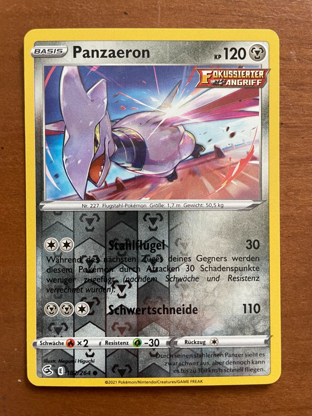 Pokémon Carte collezionabili: Pokemon Panzaeron Reverse (Versand gratis) – Nuovo (secondo la descrizione) da Chur venduto da Angerson