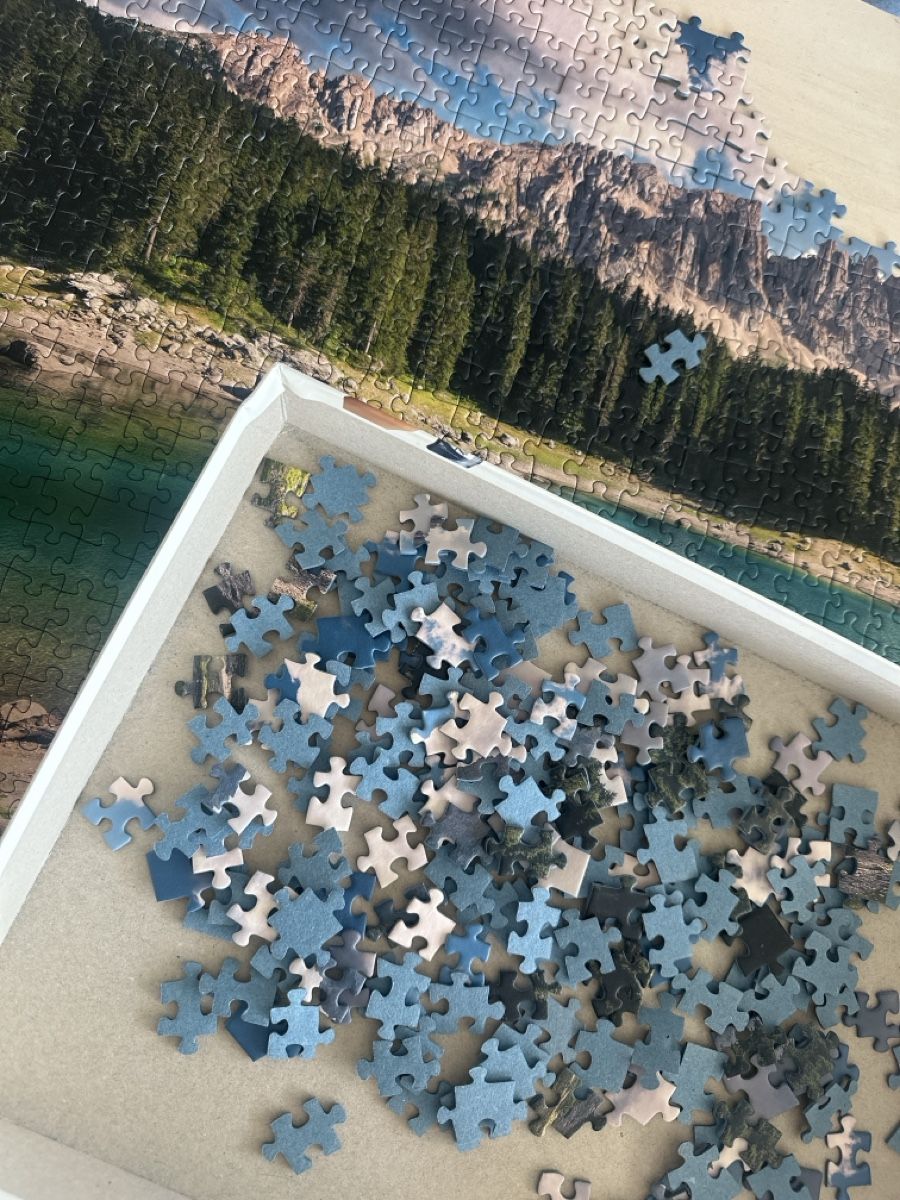 Ravensburger Puzzle: Ravensburger Puzzle Dolomitensee 1000 Teile – Usato da Bassersdorf venduto da Ayumiyamaguchi 1